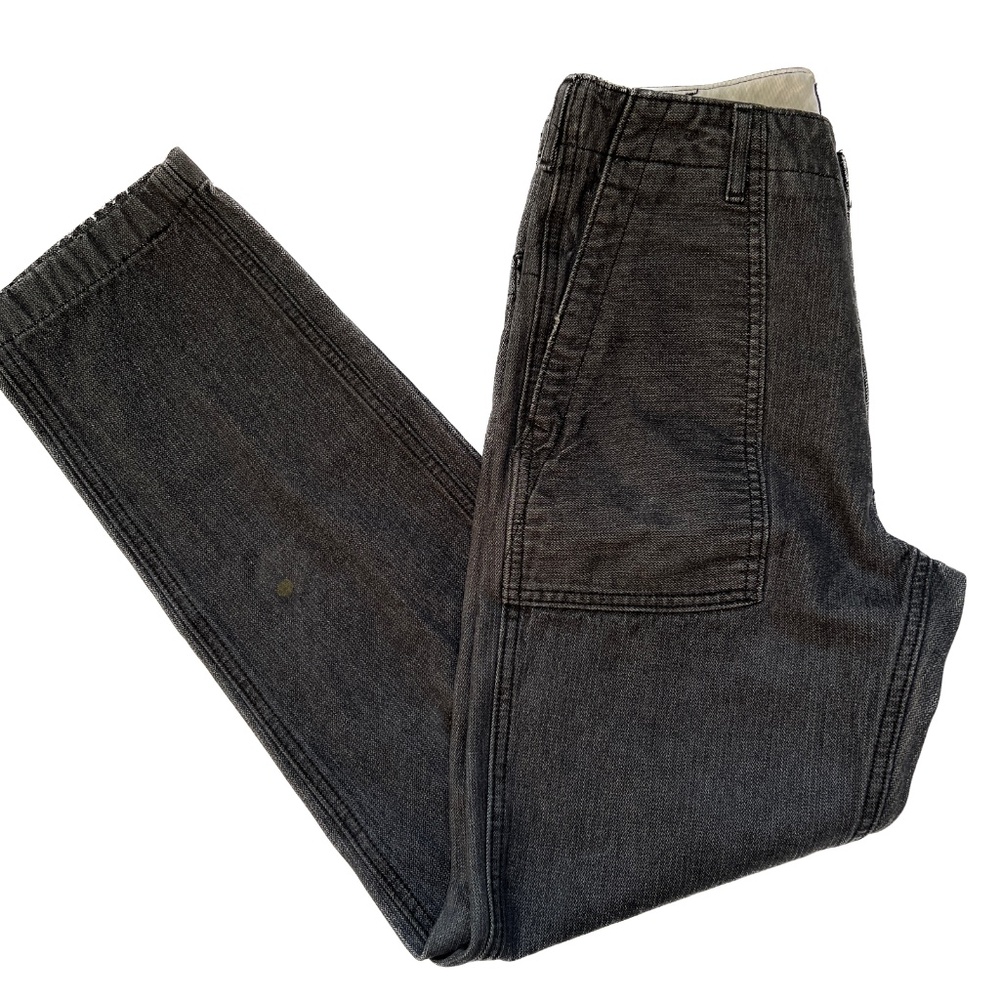 Vtg Levi's Jeans Straight Black Button Fly High Rise 29 x 32 White Tab Cotton